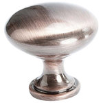 Berenson - Berenson Cabinet Knob 1.19x1.19"x1.13", Brushed Antique Copper - Enhance your cabinetry with Advantage Plus decorative cabinet hardware. These cabinet knobs, pulls, and handles have been carefully refined into a complete offering of the most sought after styles and finishes. The advantage of this series of decorative hardware is the convenient selection of quality designs at an affordable price.