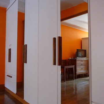 aménagements l'école hôtelière de Besançon : meuble pour buanderie et dressing.