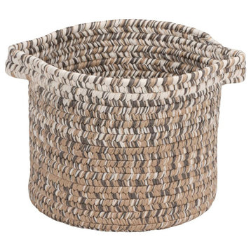 Monet Ombre Basket, Tan 16"x16"x20"