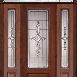 Prehung Side lights-Transom Door 96 Fiberglass Marsais 3/4 Lite - Front Doors