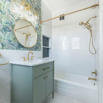 Vintage Charm-Modern Elegance Bathroom Project / Old Town, Alexandria, VA