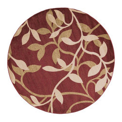 Riley Round Rug in Beige - Area Rugs