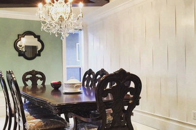 Example of a dining room design in Vancouver