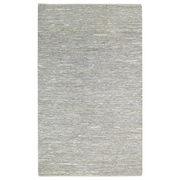 Capel Zions View Silver Gray 3229_300 Flat Woven Rugs 4'x6' Rectangle