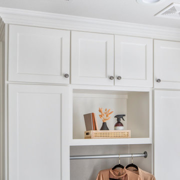 A Stunning Laundry Room / Mudroom Swap in Keller, TX