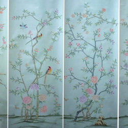 Hand painted Chinoiserie wallpaper - Products