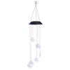 Solar Led Color Changing Wind Chime, 6 Shell