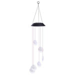 Yescom - Solar Led Color Changing Wind Chime, 6 Shell - Features:
