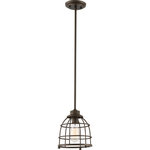 Nuvo Lighting - Nuvo Lighting 60/5848 Maxx - One Light Medium Caged Pendant - Dimable: TRUE Warranty: 1 Year LimitedColor Temperature: 2700Lumens: 240CRI: 100Rated Life: 3000 Hours* Number of Bulbs: 1*Wattage: 60W* BulbType: ST19 Medium Base* Bulb Included: Yes