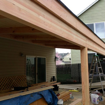 Shed Style Timber Frame Patio Cover
