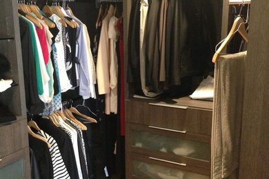 This is an example of a traditional storage and wardrobe in Los Angeles.