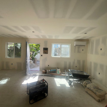 Garage Converting to ADU Studio