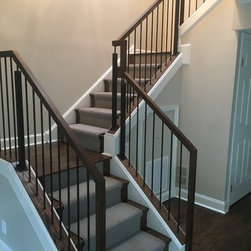 Contemporary custom railing - vertical design - Products