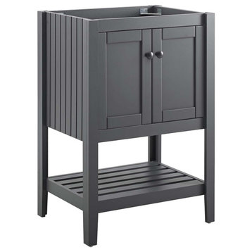 Prestige 23" Bathroom Vanity Cabinet (Sink Basin Not Included), Gray