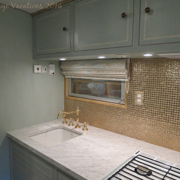 Marie Antoinette style vintage trailer restoration
