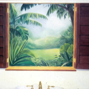 Jungle Bathroom Mural