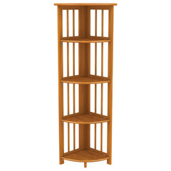 Casual Home 3-Shelf Folding Stackable Bookcase 27.5 Wide - Mahogany