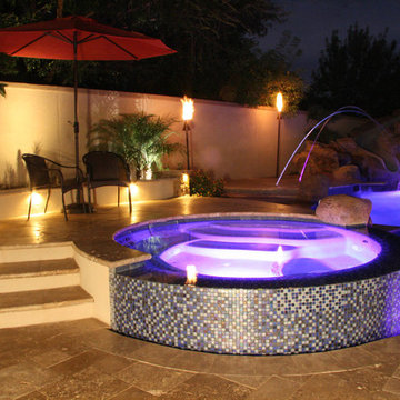 Backyard Oasis - Pool, Spa, Swim-Up Bar, Grotto, Slides & Water Features