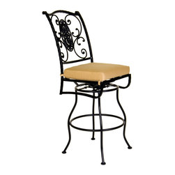 San Cristobal Swivel Bar Stool Armless - Bar Stools And Counter Stools