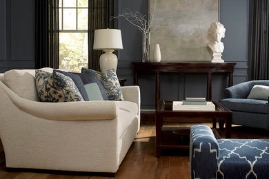 Elegant living room photo in Other