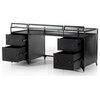 Shadow Box Executive Desk-Black