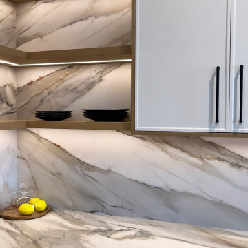 Slim Shaker Frameless RTA Cabinets