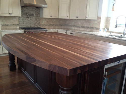 How To Seal Butcher Block Island Top, Sealing Wood Countertops With Polyurethane