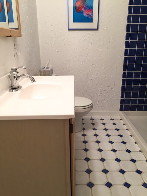 Bathroom Wall Color With Cobalt Blue Tile, Cobalt Blue Shower Floor Tile