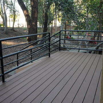 Burned Deck Rebuild with Trex Decking – Carmichael, CA