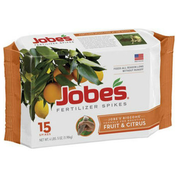 Jobe’s® 01612 Fruit & Citrus Tree Fertilizer Spike, 9-12-12, 15-Pack