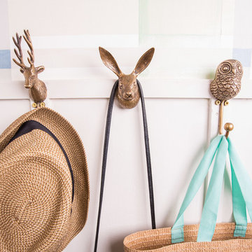 Coastal & Preppy Mud Room