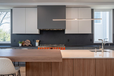 Example of a minimalist kitchen design in DC Metro