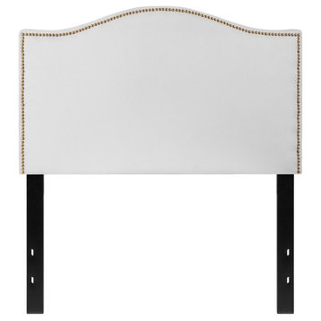 Flash Furniture Lexington Upholstered Twin Panel Headboard in White