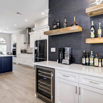 Woodlands Remodel From Production Home To Custom Home