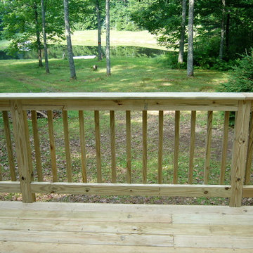 All Wood Deck