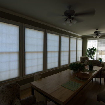 Celluar Shadings at Lake Arrowhead - Before & After