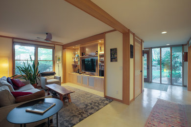 Inspiration for a contemporary home design remodel in Minneapolis