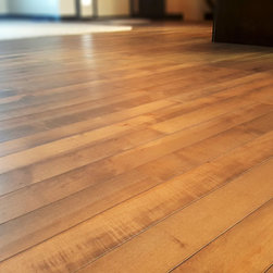 Hardwood flooring is 4" Calico Maple - Hardwood Flooring