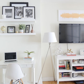 Before/ After: Chic Meets Glam Inside a NYC Studio Apartment