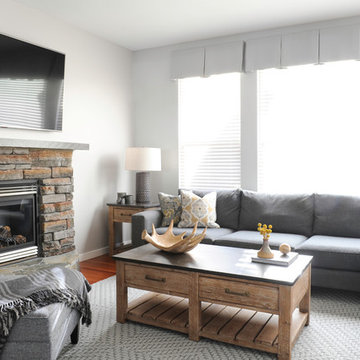 Rustic Touch Family Room