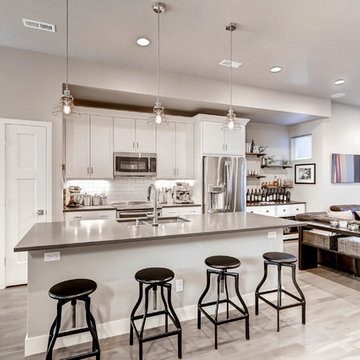 Sleek and Soft Kitchen