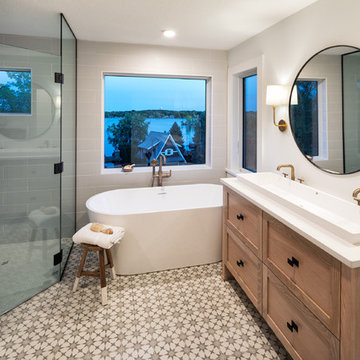 Modern Farmhouse with views of Prior Lake