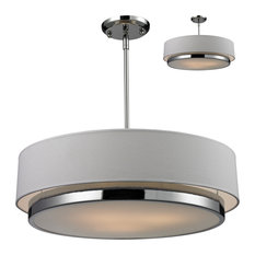 Z-Lite 3 Light Chandelier, Chrome, 186-22