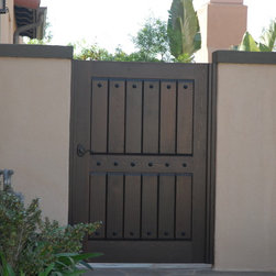 Clean and Simple Wood Gates - Home Fencing And Gates