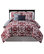 Antalya Red 5-Piece Comforter Set, King