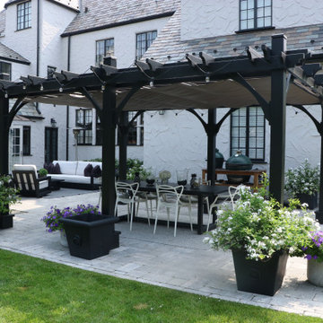 Brussels Tumbled Patio & Pergola