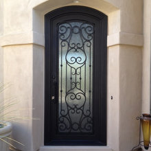 wrought iron screen doors