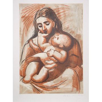 Pablo Picasso, Maternitie, 12-A, Lithograph