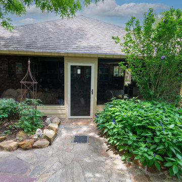 Patio Pond Remodel & Privacy Upgrade in Cypress, TX | Exterior Remodeling