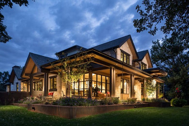 Inspiration for a modern exterior home remodel in Other